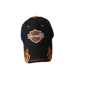 Harley Davidson Motorcycle Adjustable Back Hat